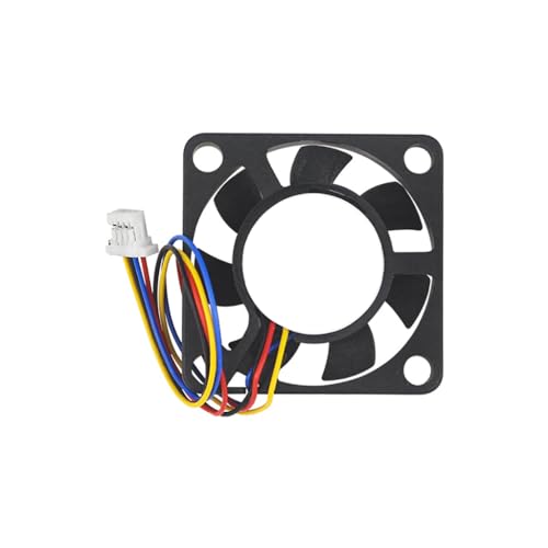 JMT DC5V 4Pin PWM Bürstenloser Lüfter 30x30x7mm Kompatibel mit Raspberry Pi 5 Motherboard (Kühlventilator) von JMT