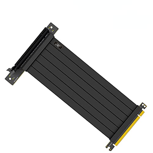 JMT GPU Riser-Kabel PCI-E 3.0 16x High Speed Flexible Extender Card Universal 90 Grad Adapter Unterstützung 3060 Grafikkarte (15 cm, schwarz) von JMT