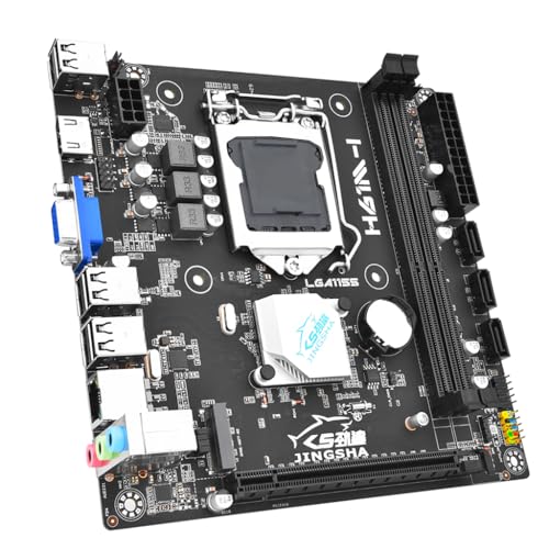 JMT H61M-I 16G Mini-ITX-Computer-Motherboard mit 2 x DDR3-Steckplätzen, kompatibel mit M.2 NVMe/NGFF Desktop, kleiner Formfaktor JMT H61M-I 16G Mini-ITX-Computer-Motherboard mit 2 x DDR3-Steckplätzen, kompatibel mit M.2 NVMe/NGFF Desktop, kleiner Formfaktor von JMT