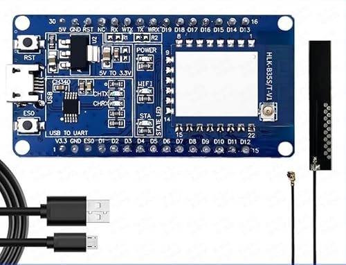 JMT HK-B35T Seriell auf WLAN + 5.2 Bluetooth-kompatibles Modul, Dual-Modus, Low-Power, drahtlose, serielle transparente Übertragung (Test Kit) von JMT