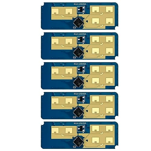 JMT HLK-LD2450 24 GHz Flugbahnsensor, ISM Smart Home, menschliche Bewegungsverfolgung, Ra·DAR Induktionsmodul, Entfernungswinkel, Geschwindigkeitsmessung (5 Stück) von JMT