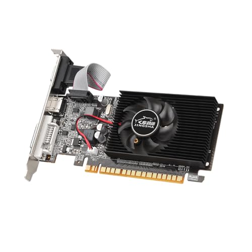 JMT Independent GT210 1G Grafikkarte, GDDR3 Speicher, HDMI-kompatibel, PCie 2.0, 16X, halbe Höhe, kleine Karte, Computer auf Bildschirmkarte von JMT