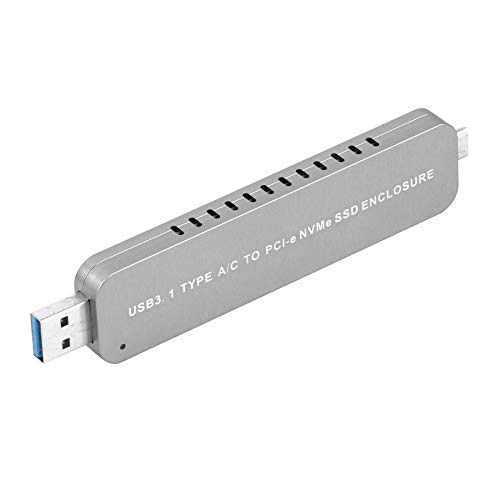 JMT LM906 USB3.1 Type-A + C für Gehäuse HDD Externe Festplatte M.2 NVME SSD für 2242 2260 2280 NVMe SSD von JMT