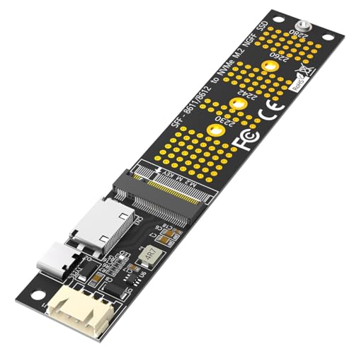 JMT M.2 NVME M Key SSD auf SFF-8611/8612 Verlängerungskabel SATA auf 4Pin Stromkabel USB-C Power Card für 2230 2242 2260 2280 JMT M.2 NVME M Key SSD auf SFF-8611/8612 Verlängerungskabel SATA auf 4Pin Stromkabel USB-C Power Card für 2230 2242 2260 2280 von JMT