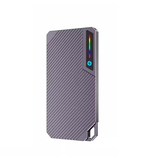 JMT M.2 RGB SSD Gehäuse 10Gbps Master Control 9210B Kompatibel mit NVME SATA M.2 2280 M-Key B+M Key SSD (-007) von JMT