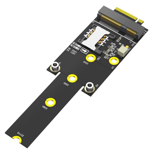 JMT Mini PCI-E auf M.2 NGFF Key M Adapter mit SIM-Kartensteckplatz Wi-Fi WWAN LTE Modul JMT Mini PCI-E auf M.2 NGFF Key M Adapter mit SIM-Kartensteckplatz Wi-Fi WWAN LTE Modul von JMT