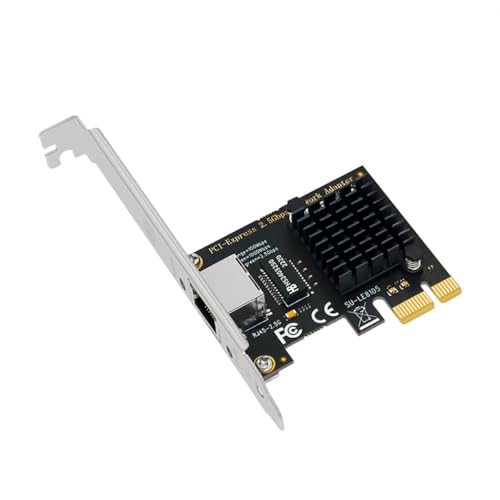 JMT PCI-E SU-LE8105P Gigabit-Netzwerkkarte, 2,5 G, 2500 m, weiches Routing, 5 Gbit/s, kabelgebunden/kabellos, für Desktop von JMT