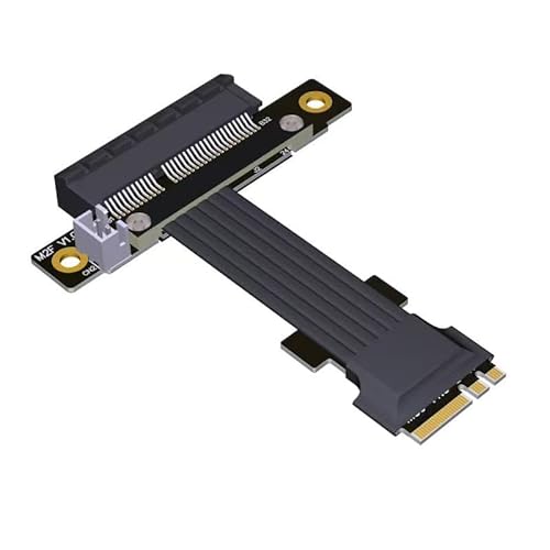 JMT PCI-e 4.0 M.2 WiFi A.E Key auf PCI-e x1/x4/x16 Slot Riser Extender Adapter Karte Gen4.0 PCIE Kabel 8G/BPS (15 cm, Pcie4.0 4X M52JF) von JMT