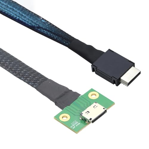 JMT PCIE Oculink SFF 8611 4I 42P auf SFF-8612 4I Buchse Serverkabel High-Speed-Konvertierung (50 cm) von JMT