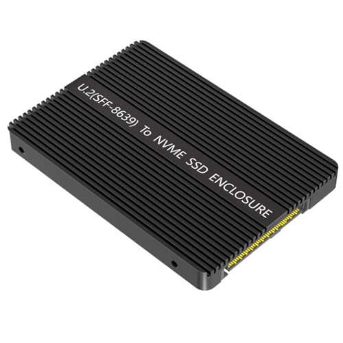 JMT PCIe Gen3 x4 M.2 NGFF SSD auf U.2 SFF-8639 Adapter, kompatibel mit M.2 NVMe 2,5 Zoll SSD 2280 (mit Thermopad) von JMT