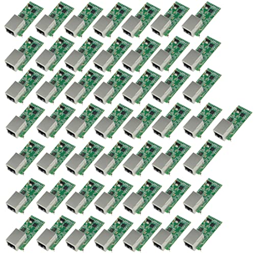 JMT Tiny Serial Ethernet Konverter USR-TCP232-T2 Modul Serial UART TTL zu Ethernet TCPIP Modul Unterstützung DHCP und DNS Upgraded (50 Stück) von JMT