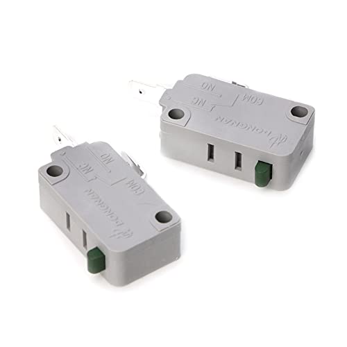 2 Stück KW3A Mikroschalter for Mikrowellenherdtür, 125 V/250 V, 16 A, normalerweise offener Schalter Leistungsschalterschalter von JMVLVLOA