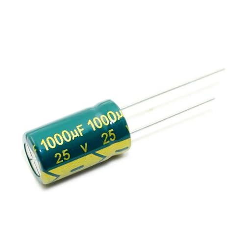 JMVLVLOA 100 Stück 1000 µF 25 V 25 V 1000 UF Aluminium Elektrolytkondensator Hochfrequenz 10 x 17 mm JMVLVLOA 100 Stück 1000 µF 25 V 25 V 1000 UF Aluminium Elektrolytkondensator Hochfrequenz 10 x 17 mm von JMVLVLOA