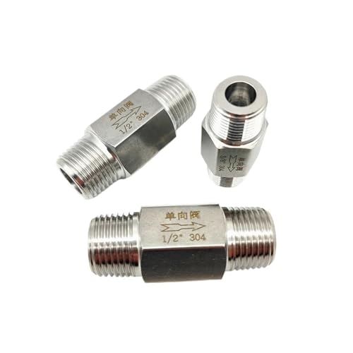 JMVLVLOA 1pc 1" BSPT Male Thread 304 Stainless Steel Check Valve One Way Non-Return Valve JMVLVLOA 1pc 1" BSPT Male Thread 304 Stainless Steel Check Valve One Way Non-Return Valve von JMVLVLOA