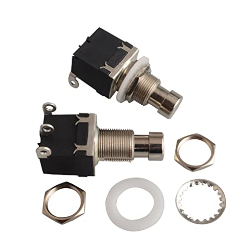 Mikroschalter 1PC Latching Typ beibehalten SPDT Gitarre Effekte Stompbox Fuß Pedal Schalter Gitarre Schalter Leistungsschalterschalter von JMVLVLOA