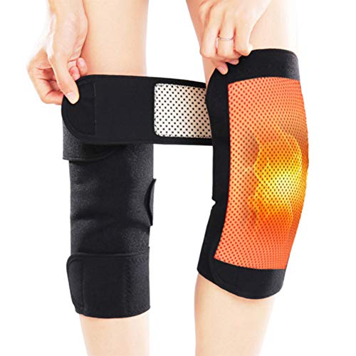JMYSD 1 para Verbesserte Version Einstellbare Selbsterhitzung Knieschützer Magnetische Turmalintherapie Kniestütze Schutz Arthritis Schmerzlinderung/Unisex,2 Pairs von JMYSD