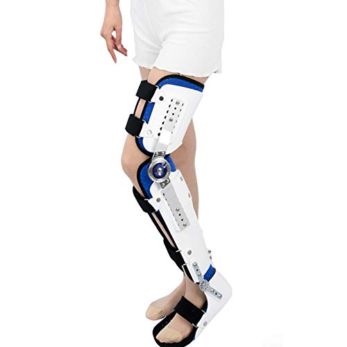 JMYSD Klappbare Kniestütze Verstellbarer Pfosten-Knie-Orthesen-Wegfahrsperrenschutz Zur Befestigung Der Knie- Und Beinorthesen-Unterstützung Offener Stützstabilisator,A Left von JMYSD