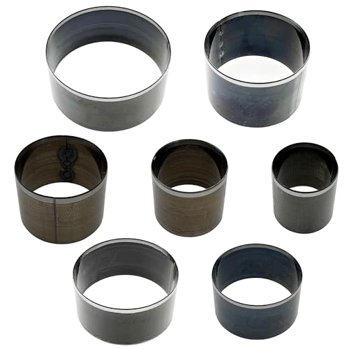 JMZLLRX 7 Stück Leder Cutter, Leder-Stanzform-Set Lederstanzer Set, Leder Bastelset Stanzgerät Werkzeug, Leder Stanzen Die Rund Puncher Stanzmatrize for Lederpflege von JMZLLRX