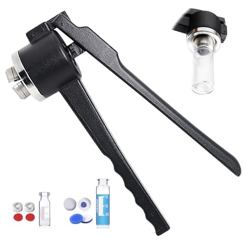 JMbpkduHs Phiole Crimper Manuelle Versiegelung, Crimpzange, Flaschenverschluss-Crimpwerkzeug, Handdichtungsmaschine, Schnellverschluss, für Ampullen/Stopper/Kappen, 20 mm JMbpkduHs Phiole Crimper Manuelle Versiegelung, Crimpzange, Flaschenverschluss-Crimpwerkzeug, Handdichtungsmaschine, Schnellverschluss, für Ampullen/Stopper/Kappen, 20 mm von JMbpkduHs