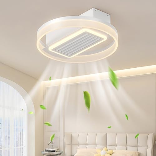 JMrider Deckenventilator Mit Beleuchtung Led Leise Deckenleuchte Mit Ventilator 5 Rings Mit Ventilator Schlafzimmer Deckenlampe Lounge Küche Wohnzimmerlampe Gold Deckenlicht 108W… von JMrider