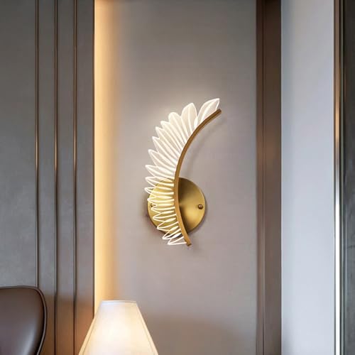 LED Innen Wandlampe Nordic Art Acryl Feder Flügel Kupfer Wandleuchte Modern Kreative Nachttisch Wandbeleuchtung Wohnzimmer Schlafzimmer Loft Flur Gold Treppen Kinderzimmer Wandlicht Wohnkultur LED Innen Wandlampe Nordic Art Acryl Feder Flügel Kupfer Wandleuchte Modern Kreative Nachttisch Wandbeleuchtung Wohnzimmer Schlafzimmer Loft Flur Gold Treppen Kinderzimmer Wandlicht Wohnkultur von JMrider