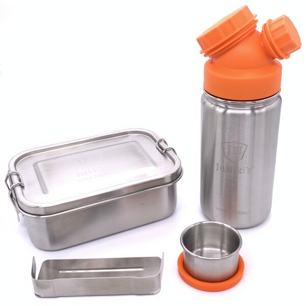 JN JuNiki's Einschulungs-Set: JuNiki´s® Lunchbox + Trinkflasche isoliert 8 Farben von JN JuNiki's