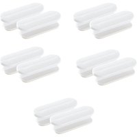 10 Stück Selbstklebende Türgriffe, Schrankgriffe, Möbelgriff, Türgriff Balkontür Außen, Kunststoff Möbelgriffe - Weiß 10 Stück Selbstklebende Türgriffe, Schrankgriffe, Möbelgriff, Türgriff Balkontür Außen, Kunststoff Möbelgriffe - Weiß von JN.SONGS