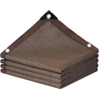 Garten Schattierungsnetz, Schattennetz mit Ösen für Pergola, Terrasse, Pflanzen, Gewächshaus, Hühnerstall, Dunkelbraun - 4x6m Garten Schattierungsnetz, Schattennetz mit Ösen für Pergola, Terrasse, Pflanzen, Gewächshaus, Hühnerstall, Dunkelbraun - 4x6m von JN.SONGS