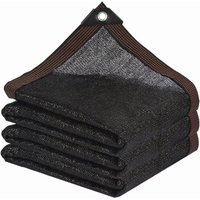 Jn.songs - Garten Schattierungsnetz, Schattennetz mit Ösen für Pergola, Terrasse, Pflanzen, Gewächshaus, Hühnerstall, Schwarz Braun - 4x6m Jn.songs - Garten Schattierungsnetz, Schattennetz mit Ösen für Pergola, Terrasse, Pflanzen, Gewächshaus, Hühnerstall, Schwarz Braun - 4x6m von JN.SONGS