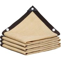 Jn.songs - Garten Schattierungsnetz, Schattennetz mit Ösen für Pergola, Terrasse, Pflanzen, Gewächshaus, Hühnerstall, Braun - 6x6m Jn.songs - Garten Schattierungsnetz, Schattennetz mit Ösen für Pergola, Terrasse, Pflanzen, Gewächshaus, Hühnerstall, Braun - 6x6m von JN.SONGS