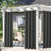 Verdunklungsvorhänge Thermovorhang Gardinen Blickdicht Schlafzimmer Ösenschal 2er Set Schwarz - 132x114cm Verdunklungsvorhänge Thermovorhang Gardinen Blickdicht Schlafzimmer Ösenschal 2er Set Schwarz - 132x114cm von JN.SONGS