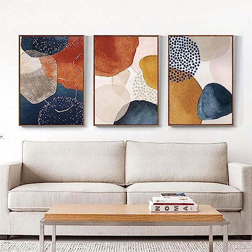 JNAOZI Abstrakte Linie Geometrie Bilder,Abstrakte Botanische Kunst Poster,Interior Home Decor Wall Art,Ohne Rahmen (30 x 40cm*3,Bilder-8)… von JNAOZI