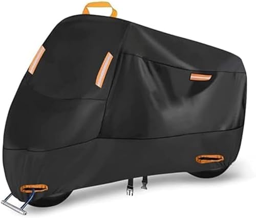 JNHGSHUAISDF Motorradabdeckung Motorradabdeckung for Duke 890 2020 2021 2022 2023 2024, Motorradabdeckung wasserdichte Outdoor-Mopedabdeckung Motorrad staubdichte Regenabdeckung, UV-Schutz(Orange/a) von JNHGSHUAISDF