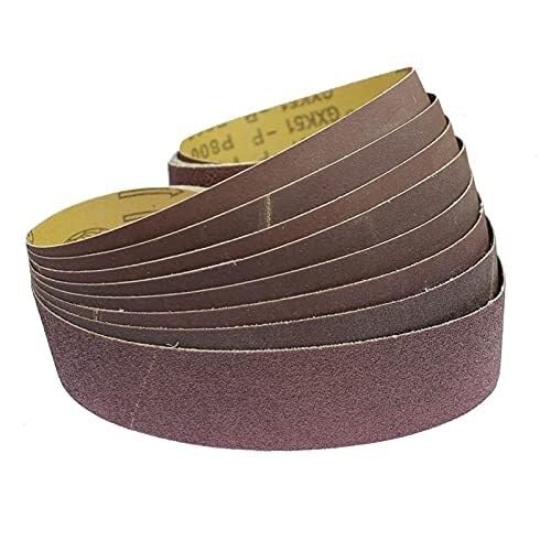Sandpapier Schleifbänder, Sandstrahlwerkzeuge, 10 Stück 330 x 30 mm Schleifbänder Holz Weichmetall Polierschleifpapier Schleifbänder 40-1000 Körnung for Bandschleifer Schleifwerkzeug(40 OTHER) von JNHGSHUAISDF