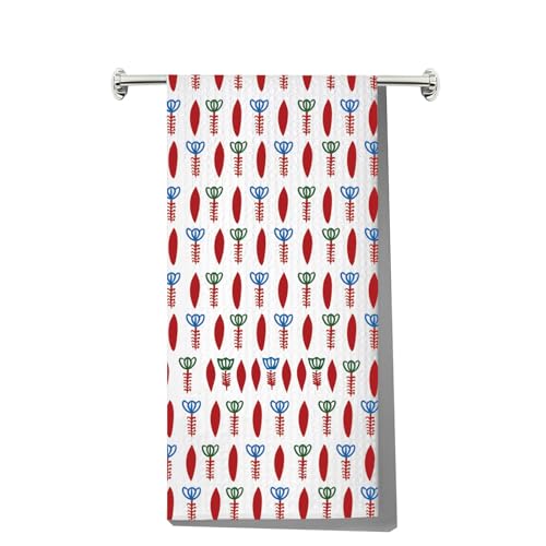 JNIAP Libanesisch-arabisches Kaffee-Handtuch, libanesischer Kaffeeliebhaber, Geschenk, libanesisches Geschenk, libanesisches Kaffee-Thema, Geschenke (Many Reds kt) von JNIAP