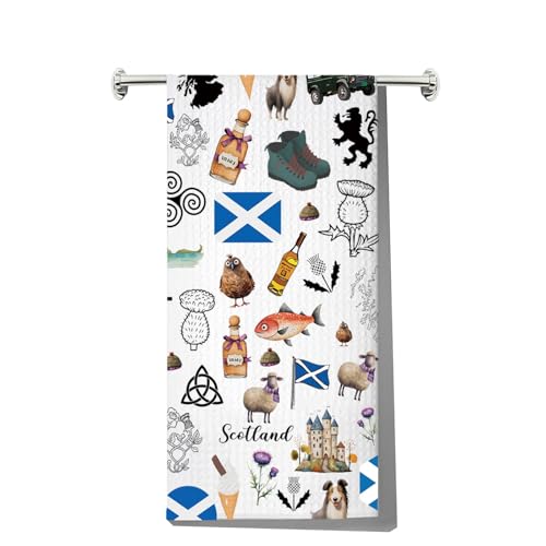JNIAP Schottische Küchentücher, Schottland, Einweihungsgeschenk (Icecream Scot) von JNIAP