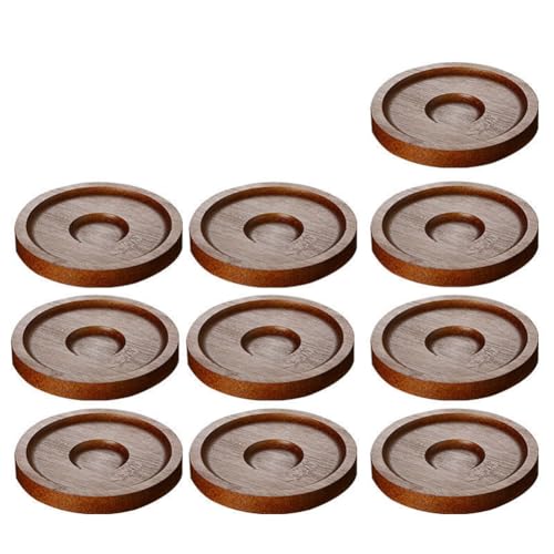 JNJOOD 10 Stück Weingläser Tischuntersetzer Weingläser Rotation Weinuntersetzer Teegläser Untersetzer für Tisch aus Walnuss JNJOOD 10 Stück Weingläser Tischuntersetzer Weingläser Rotation Weinuntersetzer Teegläser Untersetzer für Tisch aus Walnuss von JNJOOD