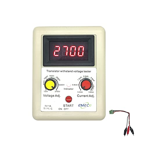 JNJOOD 110V-2600V IGBT Spannungsprüfer Diode MOS-Diode Triode Digitales Voltmeter Spannungsprüfer Tragbarer Haltespannungsprüfer B JNJOOD 110V-2600V IGBT Spannungsprüfer Diode MOS-Diode Triode Digitales Voltmeter Spannungsprüfer Tragbarer Haltespannungsprüfer B von JNJOOD