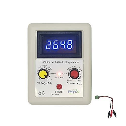 JNJOOD 110V-2600V IGBT Spannungsprüfer Diode MOS Triode Digitales Voltmeter Spannungsprüfer Tragbares Spannungsprüfer A JNJOOD 110V-2600V IGBT Spannungsprüfer Diode MOS Triode Digitales Voltmeter Spannungsprüfer Tragbares Spannungsprüfer A von JNJOOD
