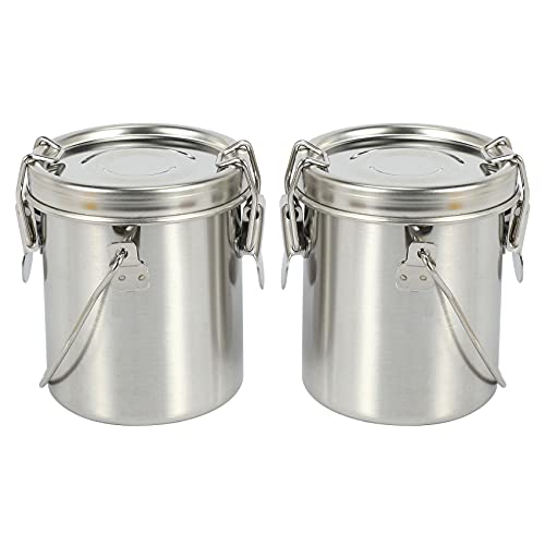 JNJOOD 2 Packungen Tragbarer Pinsel Malerei Wascheimer Waschen Stift Topf im Stahl Ölgemälde Pinsel Unterlegscheibe Kunstbedarf JNJOOD 2 Packungen Tragbarer Pinsel Malerei Wascheimer Waschen Stift Topf im Stahl Ölgemälde Pinsel Unterlegscheibe Kunstbedarf von JNJOOD