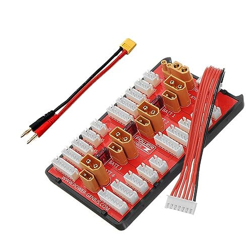 JNJOOD 2 in 1 XT30 XT60 Parallel-Ladegerät Board Kit Unterstützt 4 Packs 2-6S LiPo- Ersatzteile Zubehör für RC-Modelle Multicopter Teil JNJOOD 2 in 1 XT30 XT60 Parallel-Ladegerät Board Kit Unterstützt 4 Packs 2-6S LiPo- Ersatzteile Zubehör für RC-Modelle Multicopter Teil von JNJOOD