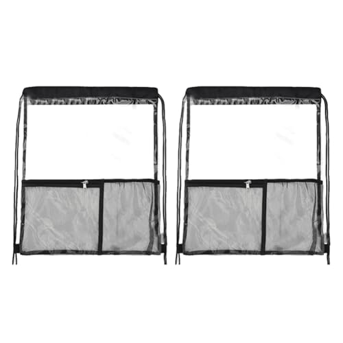 JNJOOD 2er Pack Tasche mit Kordelzug transparent Stadion zugelassen mit Kordelzug aus transparentem PVC für Konzerte JNJOOD 2er Pack Tasche mit Kordelzug transparent Stadion zugelassen mit Kordelzug aus transparentem PVC für Konzerte von JNJOOD