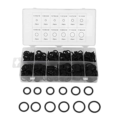 JNJOOD 300 Stück Kit Unterlegscheiben NBR O-Ring Kit Unterlegscheiben O-Ring für Klempner Garage Pumpen Kit Klassifizierung O-Ring von JNJOOD