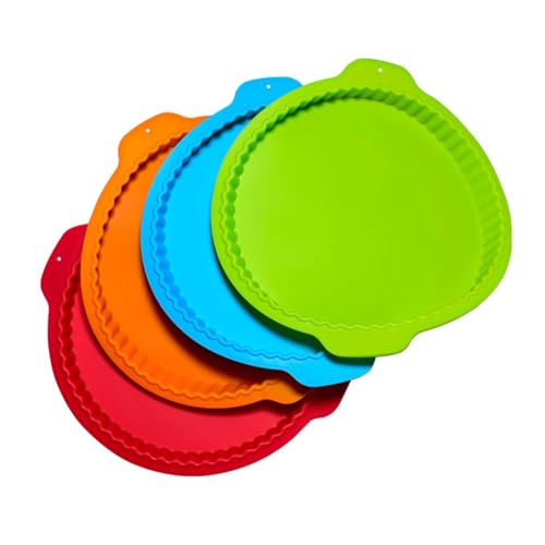 JNJOOD 4 Stück Pizza-Backformen Aus Silikon mit Runder Welle, Handgefertigt, Plätzchen, Brot, Laib, Pizza, Kuchen, Toastblech, Dünne Kuchenform, Küchenwerkzeug JNJOOD 4 Stück Pizza-Backformen Aus Silikon mit Runder Welle, Handgefertigt, Plätzchen, Brot, Laib, Pizza, Kuchen, Toastblech, Dünne Kuchenform, Küchenwerkzeug von JNJOOD