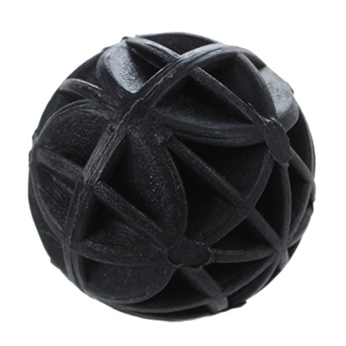 JNJOOD 50 Stück 18 mm Durchmesser Schwarz Bio Balls Aquarium Pond Filter von JNJOOD