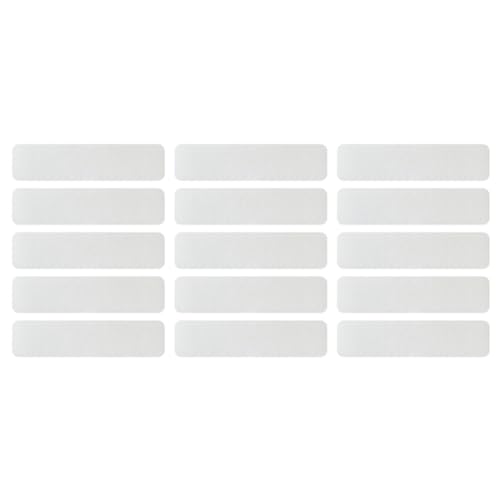 JNJOOD 8 Zoll X 30 Zoll (15 Zoll Pack) Rutschfeste Teppichstufen Treppenstufen Sicherheitsmatten Rutschfester strapazierfähiger Indoor-Teppichläufer langlebig einfach zu bedienen 20X76cm Bi von JNJOOD