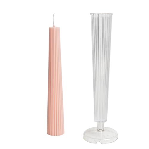 JNJOOD Aromatherapie-Kerzenform-Set mit langen Streifen Säule, Acryl-Kunststoffform für PC, Werkzeug zur Herstellung von handgemachten Kerzen von Kirchen von JNJOOD