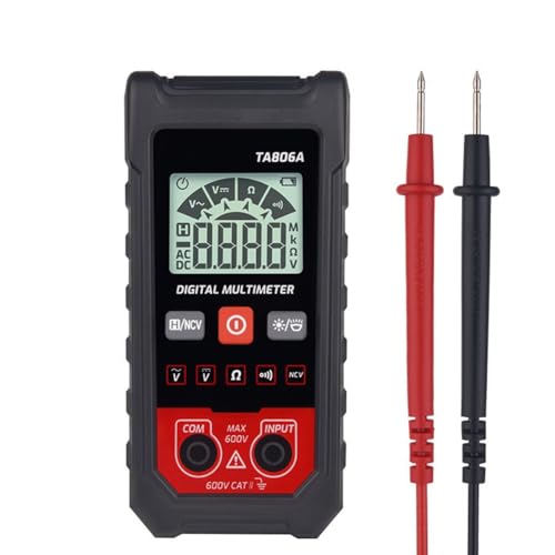 JNJOOD Automatisches digitales Multimeter mit automatischem Bereich Voltmeter AC DC Ohm Hz Spannungsprüfer NCV Meter JNJOOD Automatisches digitales Multimeter mit automatischem Bereich Voltmeter AC DC Ohm Hz Spannungsprüfer NCV Meter von JNJOOD