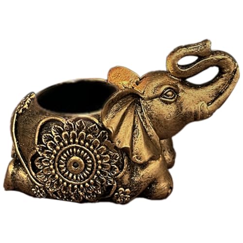 JNJOOD B-Gold Tier-Kerzenhalter Elefantenskulptur Leichter Kerzenhalter Deco Kerzenhalter Kleine Kerzenhalter Geschenk Glücksbringer Ikone JNJOOD B-Gold Tier-Kerzenhalter Elefantenskulptur Leichter Kerzenhalter Deco Kerzenhalter Kleine Kerzenhalter Geschenk Glücksbringer Ikone von JNJOOD