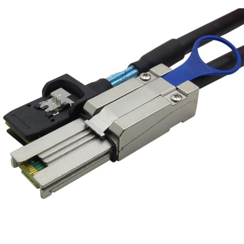 JNJOOD Beste Qualität Zwei Farben 1M Mini SAS 26P SFF-8088 A SFF-8087 36P Kupfer mit Direktanschluss Unterstützung 12 GB JNJOOD Beste Qualität Zwei Farben 1M Mini SAS 26P SFF-8088 A SFF-8087 36P Kupfer mit Direktanschluss Unterstützung 12 GB von JNJOOD